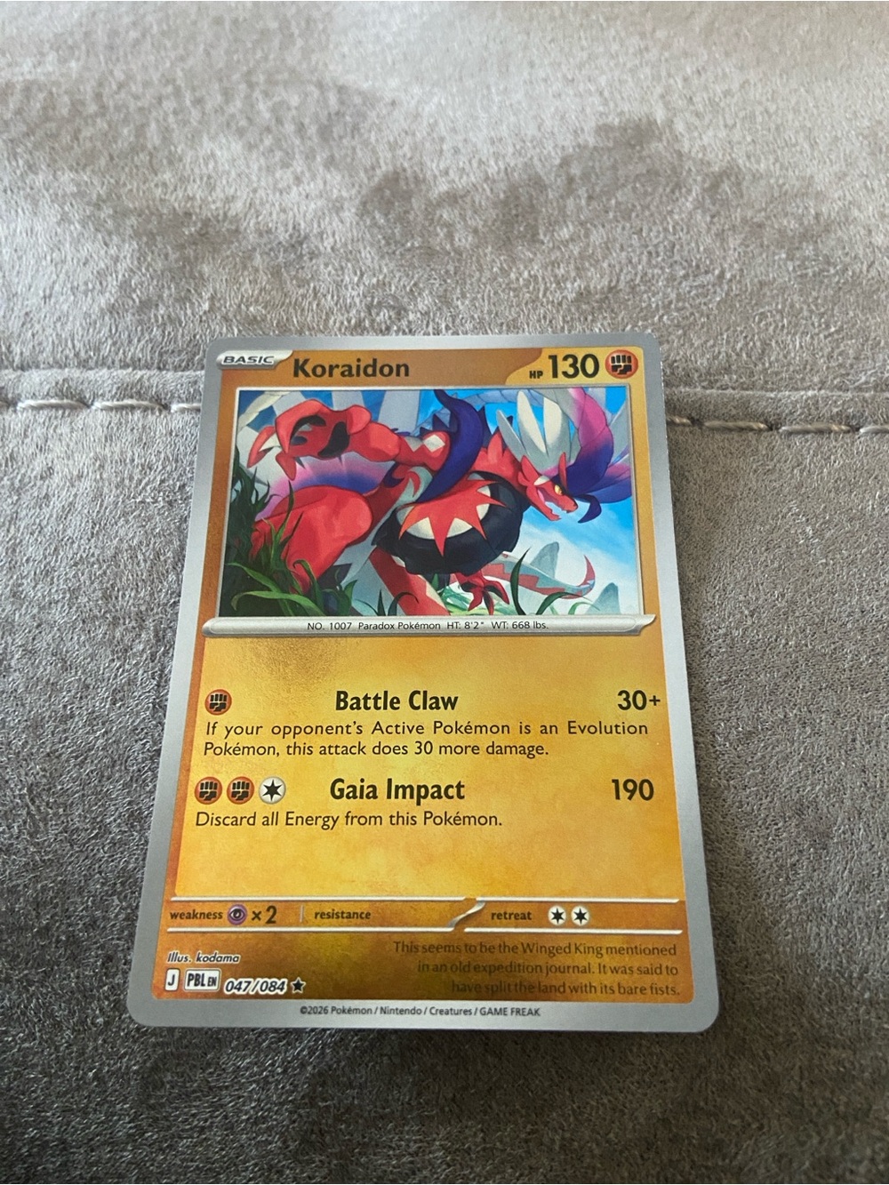 Koraidon Rev Holo (047/084)